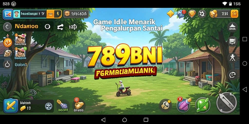 Screenshot gameplay 789BNI menampilkan keseruan manajemen sumber daya Idle.