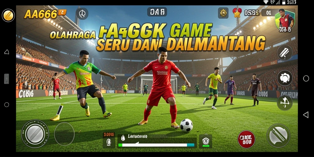 Menampilkan gameplay seru di <strong>AA666</strong> dengan berbagai aksi olahraga.