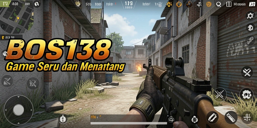 Gameplay menegangkan dalam pertarungan FPS di BOS138.