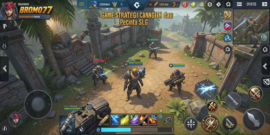 Tampilan gameplay BROMO77 yang mendebarkan dan seru.