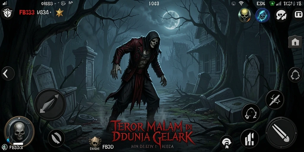 Gameplay FB333 dengan suasana mencekam yang menarik.