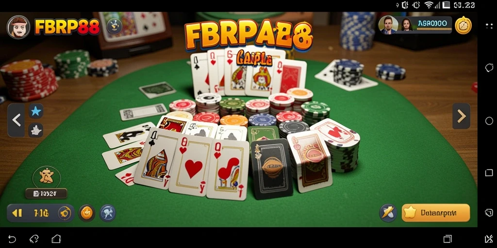 Screenshot gameplay FBRP88 menampilkan keseruan bermain Gaple.