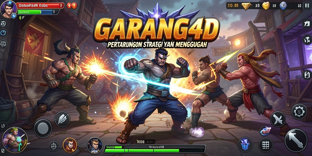Tampilan gameplay <strong>GARANG4D</strong> yang intens dan strategis.