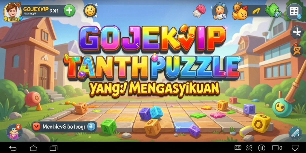 Tampilan gameplay seru dengan berbagai tantangan puzzle.