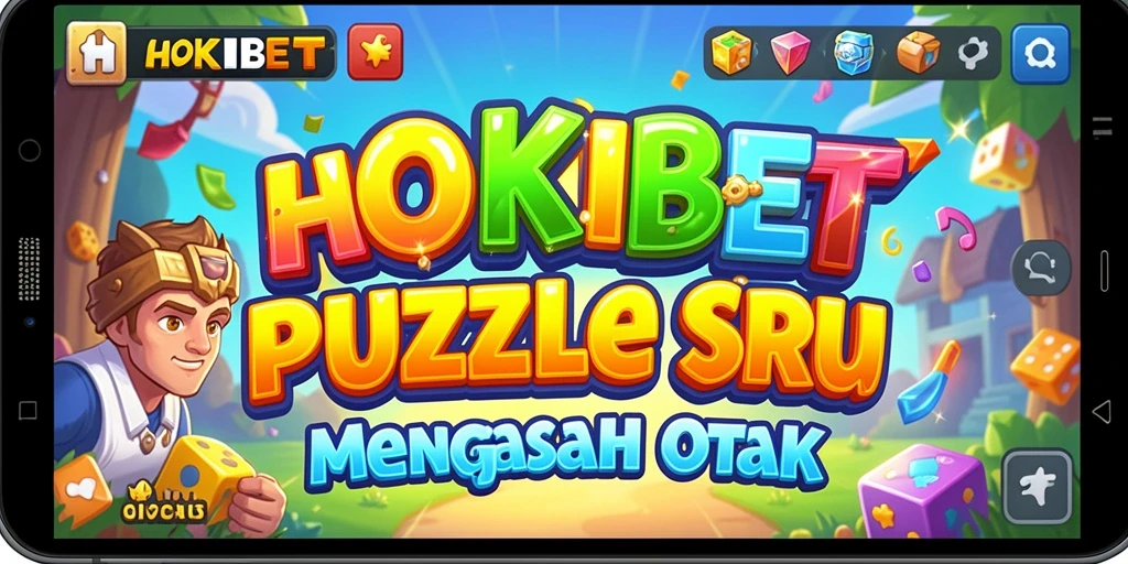 Tampilan seru HOKIBET dengan gameplay Puzzle yang menantang.