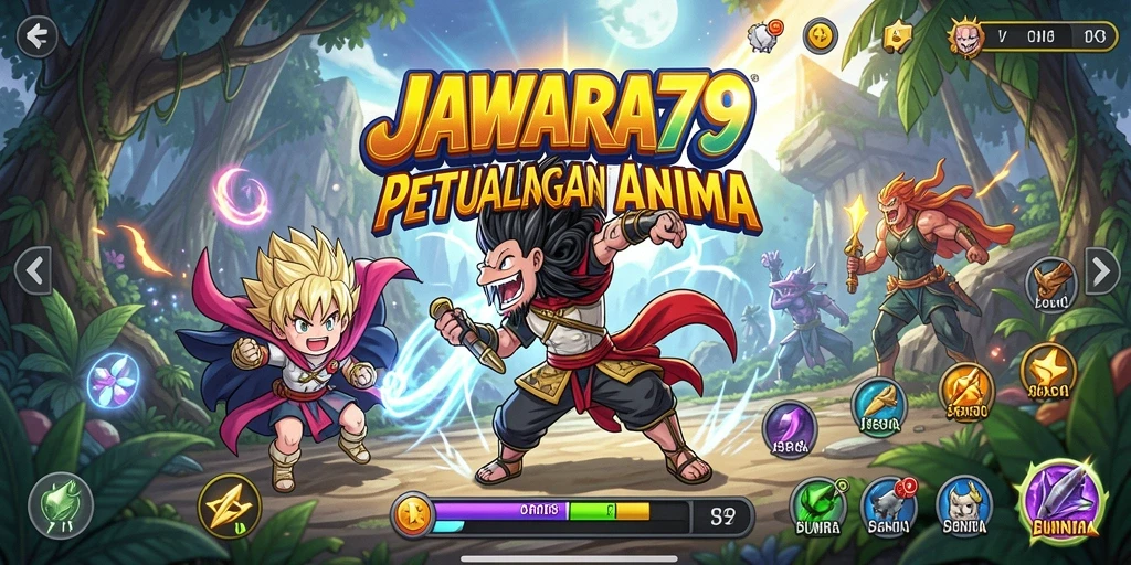 Tampilan gameplay JAWARA79 yang mendebarkan dan penuh aksi.