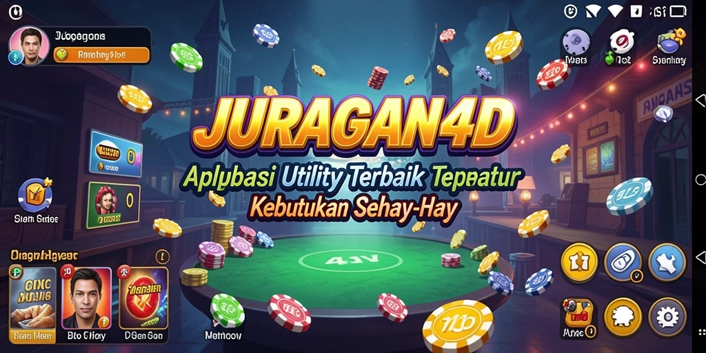 Tampilan antarmuka aplikasi JURAGAN4D yang intuitif dan user-friendly.