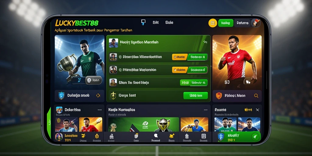 Tampilan antarmuka intuitif dari LUCKYBEST88 saat taruhan berlangsung.