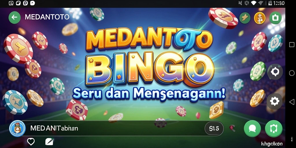 Tampilan menarik dari gameplay Bingo MEDANTOTO yang seru.