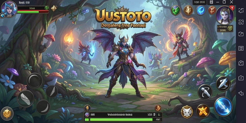 Tampilan gambaran mendetail dunia terbuka dalam UUSTOTO.